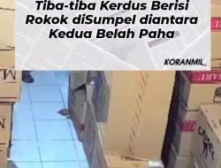 Viral! Wanita Maling Sekardus Rokok dengan Cara Diselipkan di Paha