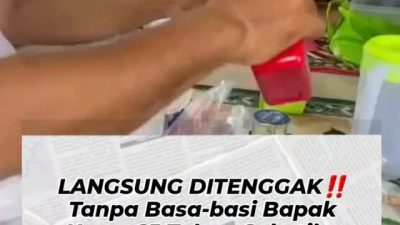 Video Viral Bapak Minum Oli