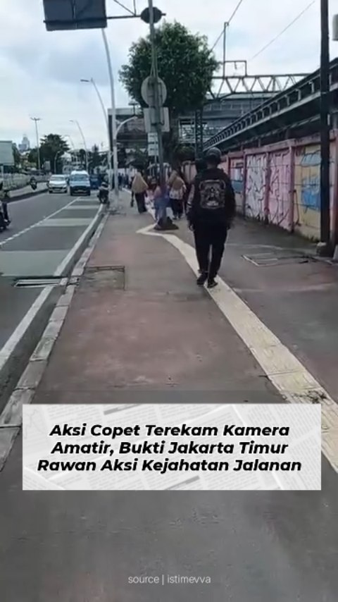 Aksi copet di Jatinegara terekam kamera