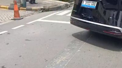 penertiban parkir liar Plaza Senayan