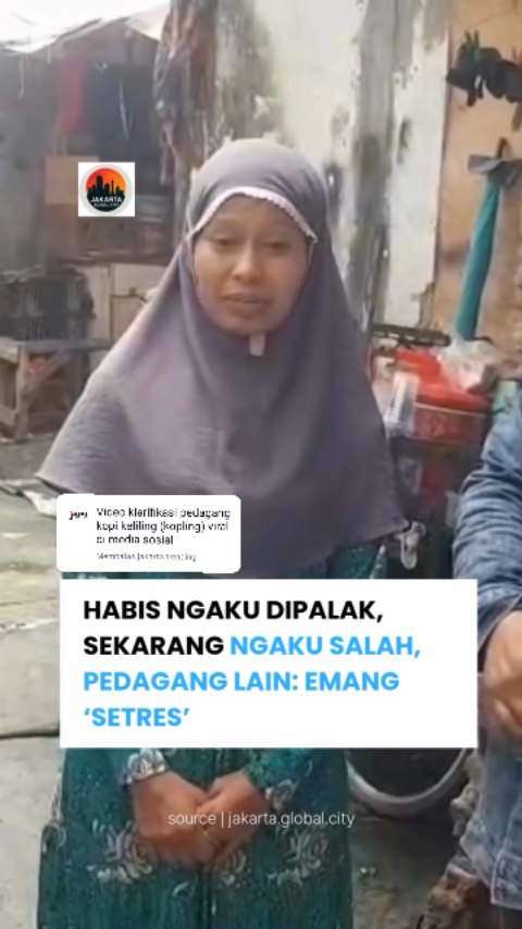 Klarifikasi Pedagang Kopi Keliling Jakarta.
