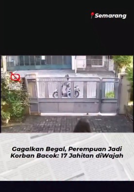 Begal di Semarang Jalan Halmahera